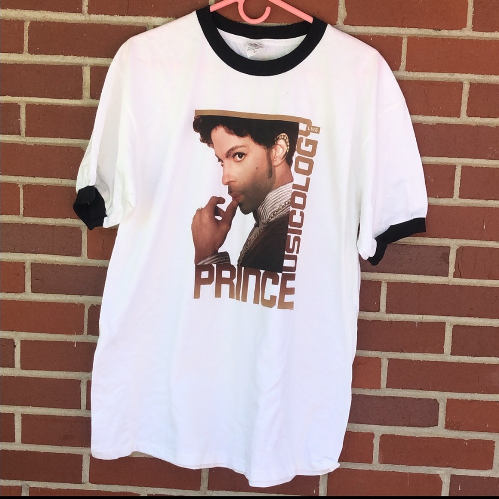 2004 Prince Musicology concert ringer t-shirt